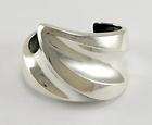   STERLING SILVER CUFF BRACELET   INCISED DESIGN & SIGNED BY ARTISAN