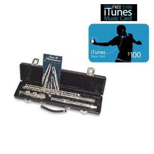  Gemeinhardt 2SP Flute Package + FREE $100 iTunes Gift Card 