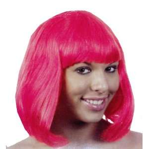  Fancy Dress Costume   Supermodel Wig   Hot Pink [Kitchen 