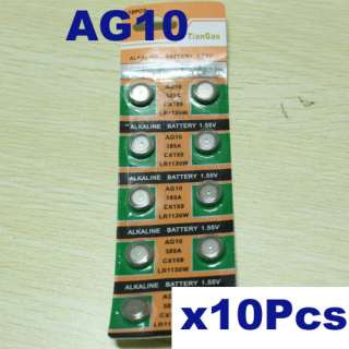   AG10 LR1130 389A LR54 L1131 189 Alkaline Battery Batteries  