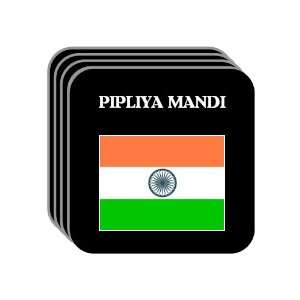  India   PIPLIYA MANDI Set of 4 Mini Mousepad Coasters 