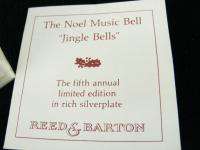 Reed and Barton Ornament Noel Musical Bell Jingle Bells 5th Edition 