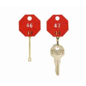   Octagonal   Key Tags 81   100   Packed 20 Per Pack