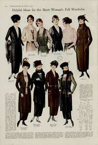 1919 FASHION PG AD / IDEAS FOR WOMANS FALL WORDROBE  