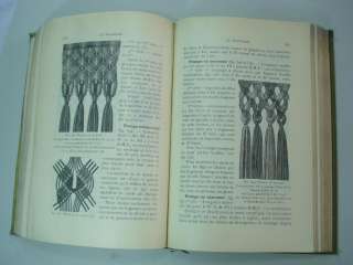 1920s ANTIQUARIAN ENCYCLOPEDIA – EMBROIDERY & KNITTING  