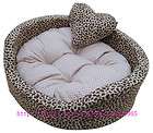 Leopard Grain Pet Dog Cat Handmade Bed/House sofa Bed S,M,L