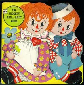 RAGGEDY ANN & ANDY~PB BOOK~CARTOON~1972~  