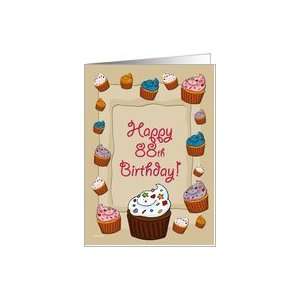  88th Birthday Cupcakes Card Toys & Games