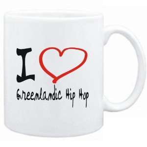  Mug White  I LOVE Greenlandic Hip Hop  Music Sports 
