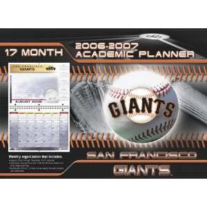   San Francisco Giants 8x11 Academic Planner 2006 07
