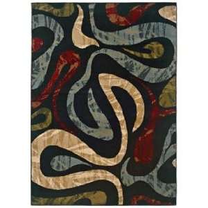  Bexley Collection Bergstrom Navy 710x10 Area Rug