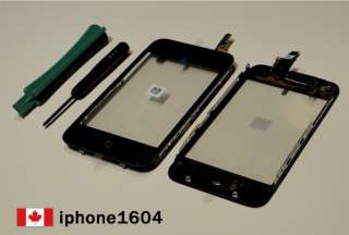 iPhone 3G OEM Touch Digitizer, Frame, Home button, Earpiece, Sensor 