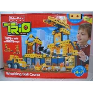  Fisher Price TRIO   Wrecking Ball Crane Toys & Games