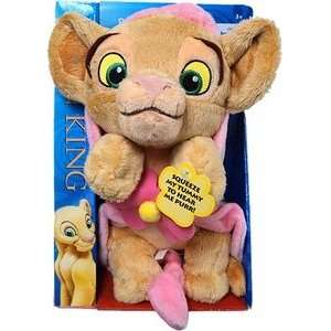  Disney Lion King Exclusive Plush Figure Purring Nala Pink 