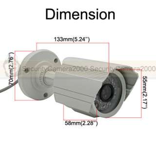   Mini Outdoor Camera 1/3 Sony CCD Night Vision 20M IR Range  