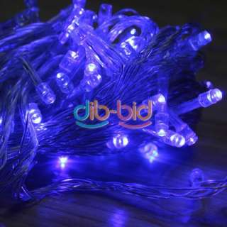 20M 200 LED Fairy Night Blue White Colorful Party Wedding Christmas 