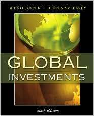 Global Investments, (0321527704), Bruno Solnik, Textbooks   Barnes 