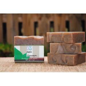  Apple Cinnamon Handmade Soap   Organic  3 Bars 4oz/ea 