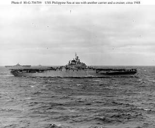 USS PHILIPPINE SEA CVS 47 CRUISE BOOK YEAR LOG 1957 58  