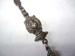 oz 800 Sterling Silver Pendant Figural Necklace St George Slaying 