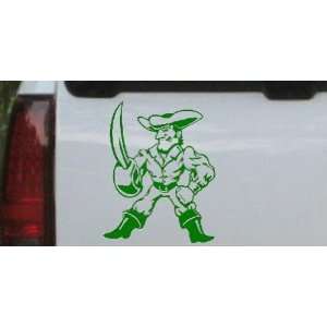  Buff Pirate With Sword People Car Window Wall Laptop Decal 