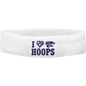  Kansas State I Love Hoops Headband (White) Sports 