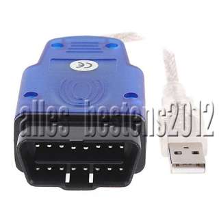 USB OBD II 2 KKL 409.1 OBD2 Cable VAG COM for VW/AUDI  