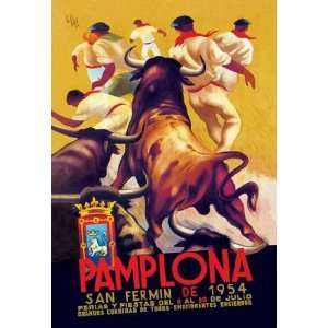   Buyenlarge Pamplona San Fermin 12x18 Giclee on canvas
