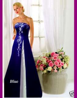 SALE Formal Evening dresses Prom Ball Gown UK6 18 + Custom size 00908 