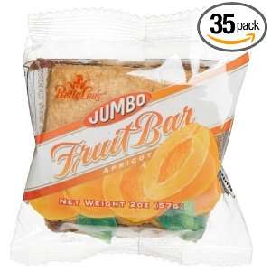 Betty Lous Apricot Fruit Bar Wheat Free, 2 Ounce (Pack of 35)