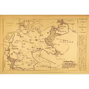  1922 Rotogravure Prussia Germany World War I Peace Treaty 