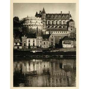  1935 Chateau dAmboise Castle Loire River France 
