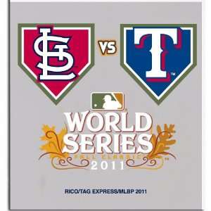  MLB 2011 World Series Dueling Small Static Cling Sports 