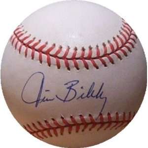 Jim Bibby Signed Baseball