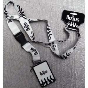  The BEATLES Logo with Abbey Road Graphic LANYARD ID Holder 