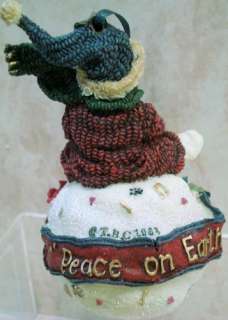 BOYDS BEARS Robin Peace on Earth ORNAMENT Snowman 25655  