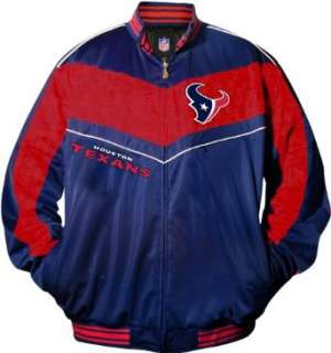   Mtc Marketing NFL Mens Houston Texans Lateral Track Jacket Clothing