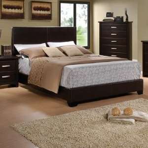   World Imports Furnishings 1097 QB Queen Bed in Cappuccino Furniture