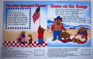 Yankee Doodle Pledge of Allegiance American Fabric PNL  