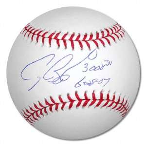 Craig Biggio Autographed Baseball  Details 3000th Hit 6 28 07 