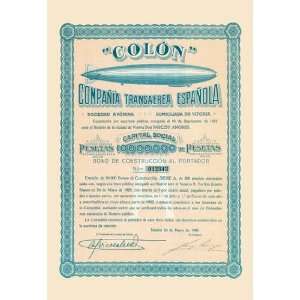  Colon Compania Transferea Espanola 12x18 Giclee on canvas 