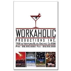  Workaholic Mini Poster Print by  Patio, Lawn 