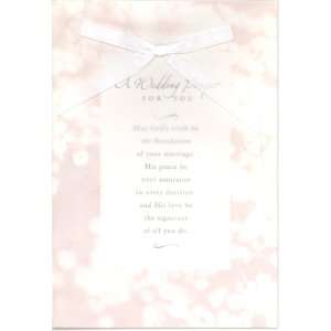  A Wedding Prayer for You   Elegant Wedding Card with 