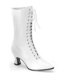  boot white   Clothing & Accessories