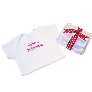  Personalized Christmas Onesies  Gift Packaged Baby
