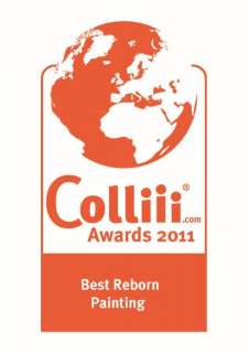   Babies reborn doll kit Noah by Reva Schick, Colliii Awards 2011  