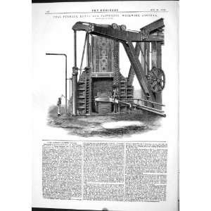   Furnace Royal Gun Factory Woolwich Arsenal Machinery Engineering 1874