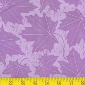  45 Wide Woodwinds Leaf Lilac Fabric By The Yard Arts 