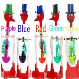   Color Novelty Glass Drinking Dipping Dippy Bird Toy Toys & Games