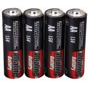   Power Systems 4 Piece AA Alkaline Batteries
